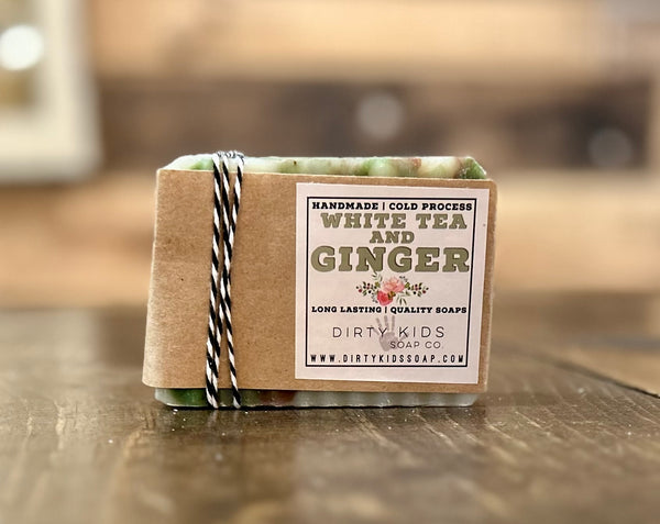WHITE TEA AND GINGER BAR SOAP