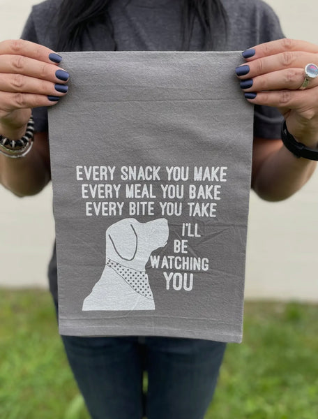 I'LL BE WATCHING YOU TEA TOWEL