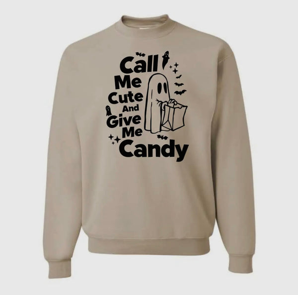 CALL ME CUTE Crewneck Sweatshirt