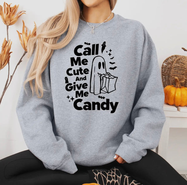 CALL ME CUTE Crewneck Sweatshirt