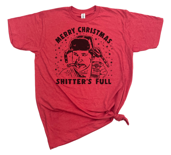 MERRY CHRISTMAS SHITTERS FULL T-SHIRT