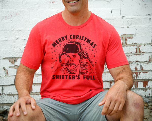 MERRY CHRISTMAS SHITTERS FULL T-SHIRT