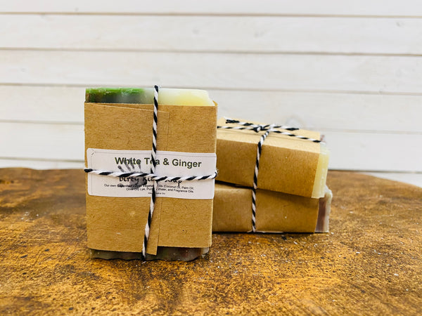 WHITE TEA AND GINGER BAR SOAP