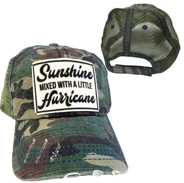 SUNSHINE MIXED WITH A LITTLE HURRICANE UNISEX HAT