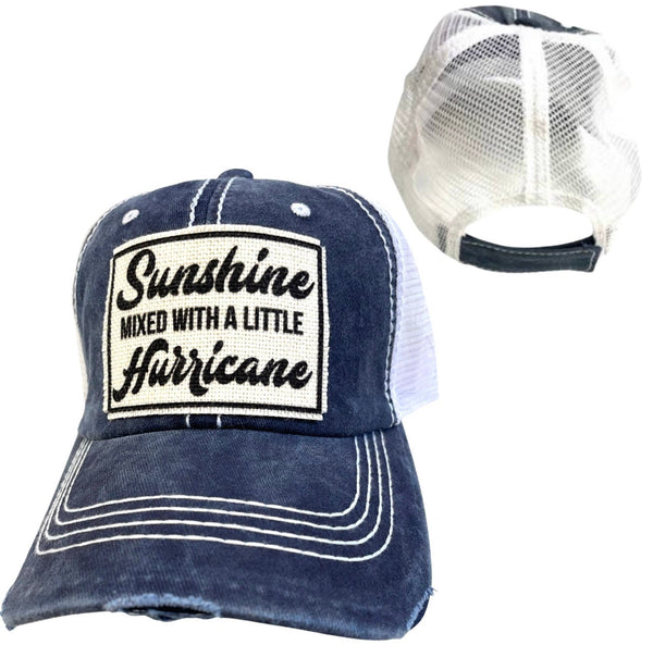 SUNSHINE MIXED WITH A LITTLE HURRICANE UNISEX HAT
