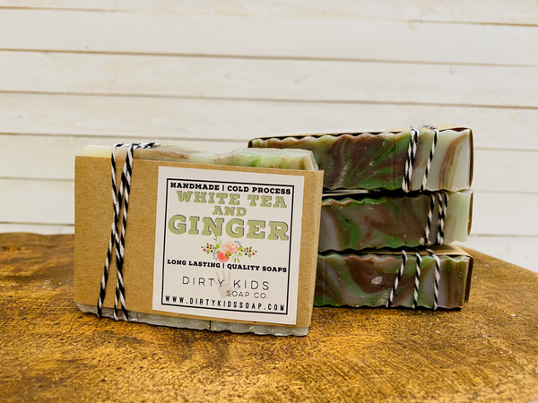 WHITE TEA AND GINGER BAR SOAP