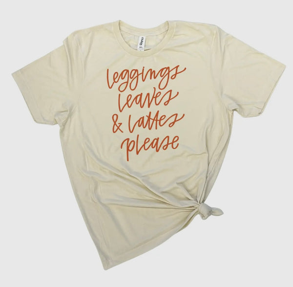 LEGGINGS LEAVES T-SHIRT