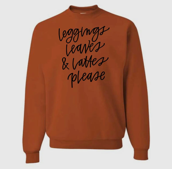 LEGGINGS LEAVES Sweatshirt