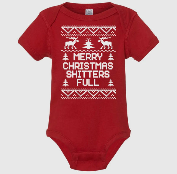 Merry Christmas Shitters Full ONESIE