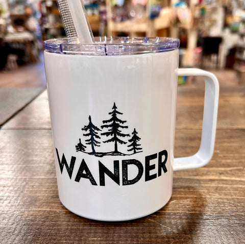 Wander 12oz Metal Tumblers w/ Handle