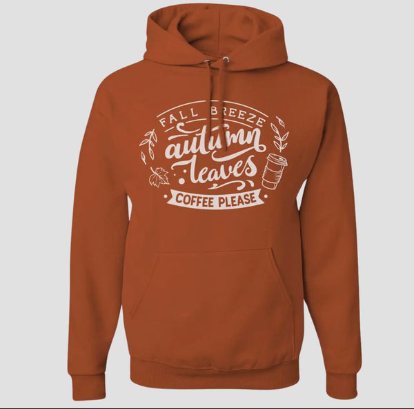 AUTUMN LEAVES & COFFEE PLEASE Sweatshirt