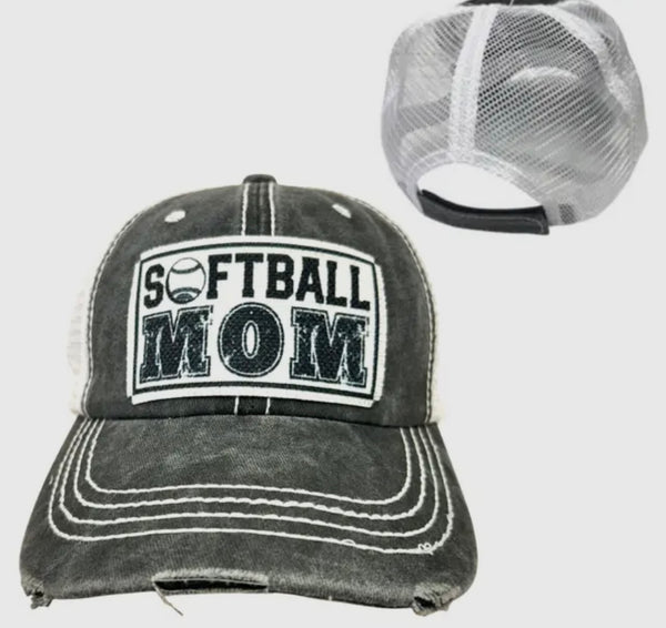 SOFTBALL MOM UNISEX HAT