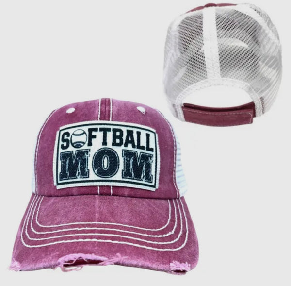 SOFTBALL MOM UNISEX HAT