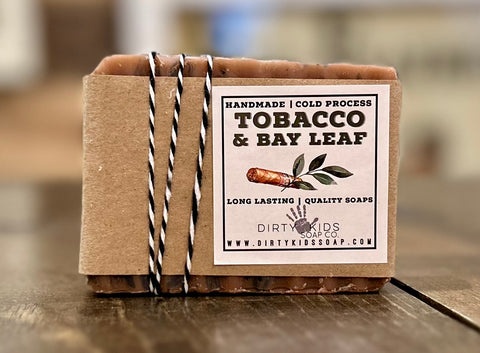 TOBACCO & BAYLEAF BAR SOAP