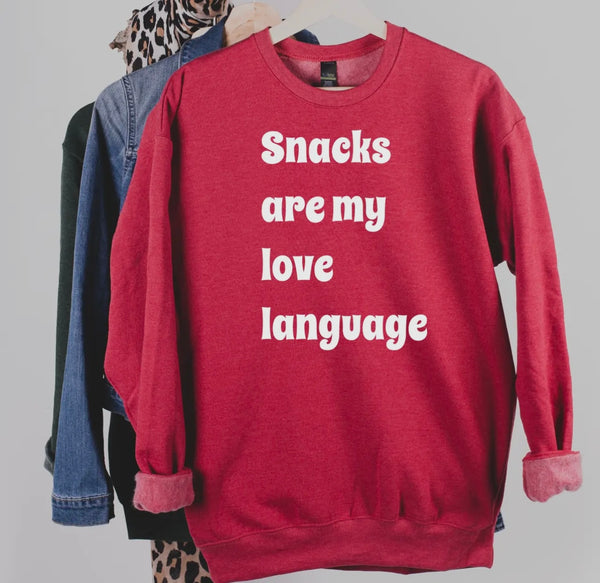 Valentine’s SNACKS Crewneck Sweatshirt