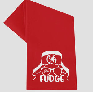 OH FUDGE TEA TOWEL