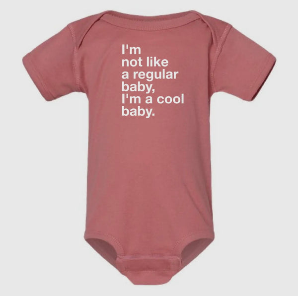 I’M A COOL BABY ONESIE