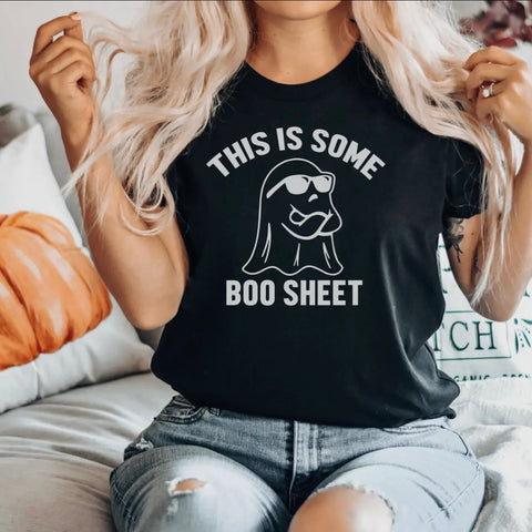 THIS IS SOME BOO SHEET FALL T-SHIRT