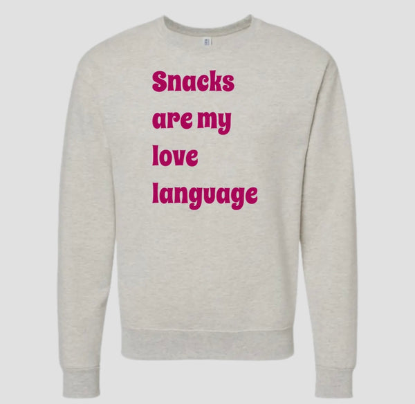 Valentine’s SNACKS Crewneck Sweatshirt