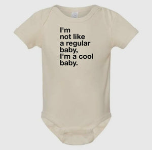 I’M A COOL BABY ONESIE