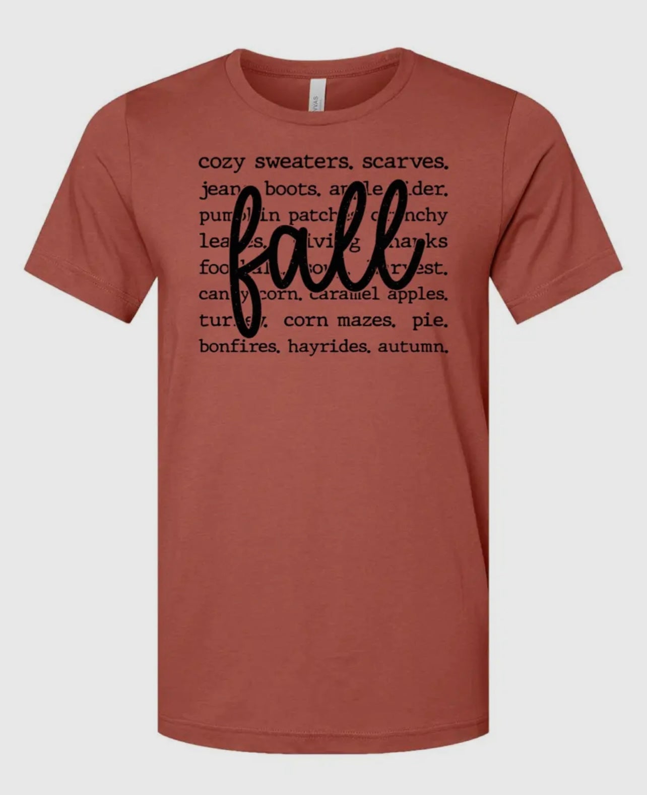 FALL SCRIPT T-SHIRT
