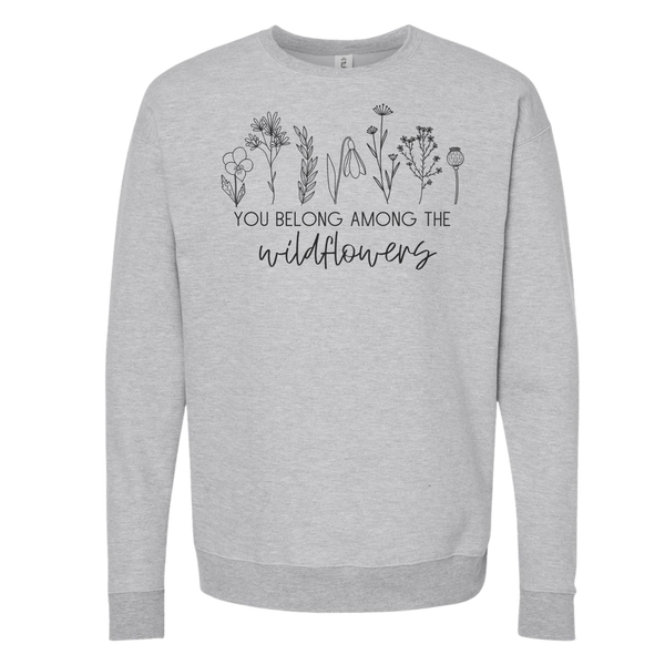 WILDFLOWERS CREW NECK SWEATSHIRT