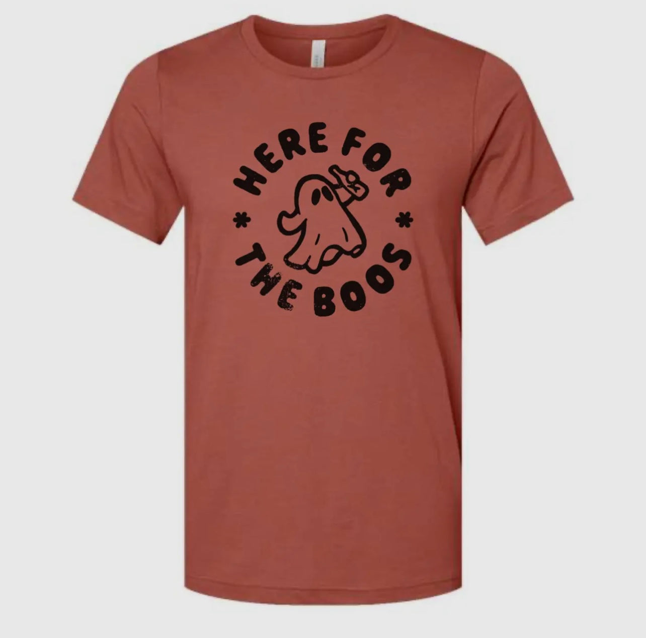 HERE FOR THE BOOS T-SHIRT