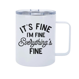 It’s Fine 12oz Metal Tumblers w/ Handle