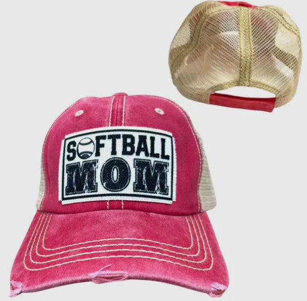 SOFTBALL MOM UNISEX HAT