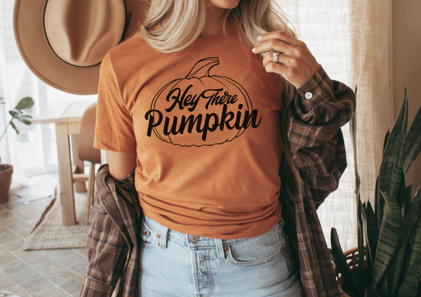 HEY THERE PUMPKIN FALL T-SHIRT