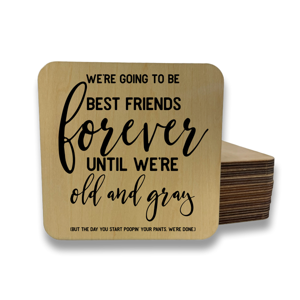 WE'RE GOING TO BE BEST FRIENDS DK MAGNET / DRINK COASTER
