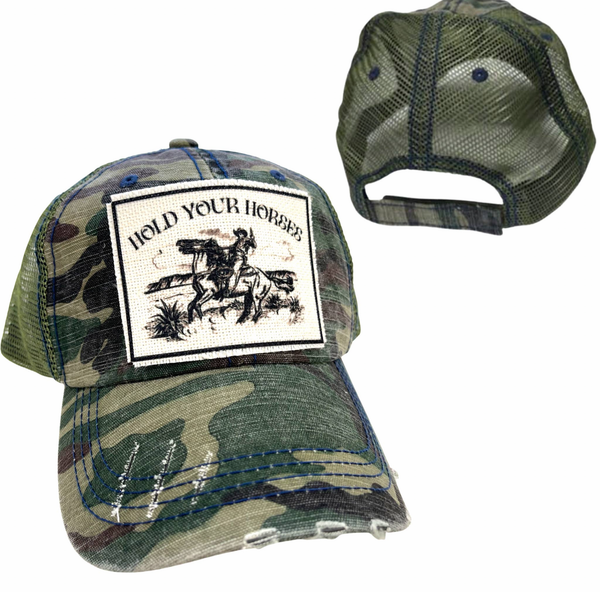 HOLD YOUR HORSES UNISEX HAT