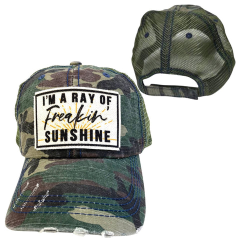 I'M A RAY OF FREAKING SUNSHINE UNISEX HAT