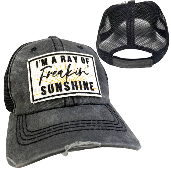 I'M A RAY OF FREAKING SUNSHINE UNISEX HAT