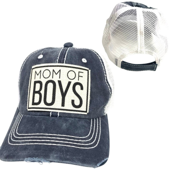 MOM OF BOYS UNISEX HAT