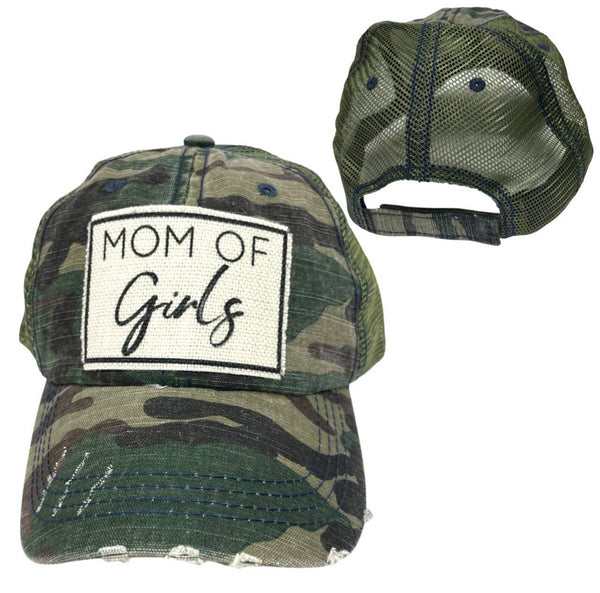 MOM OF GIRLS UNISEX HAT