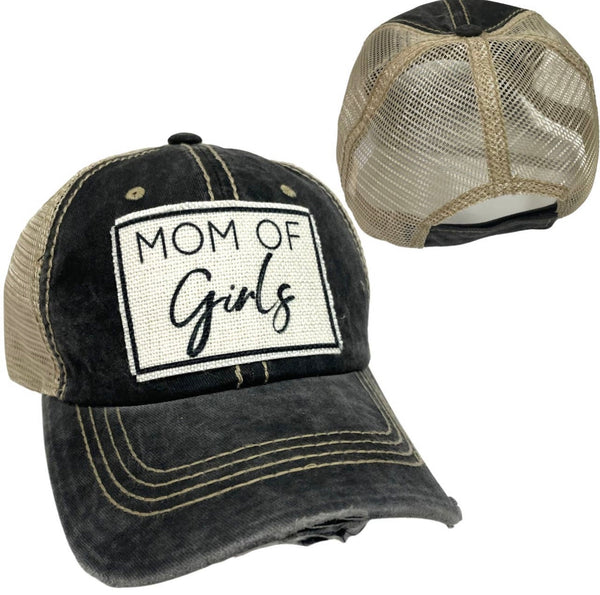MOM OF GIRLS UNISEX HAT