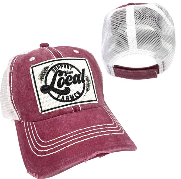 SUPPORT YOUR LOCAL FARMER UNISEX HAT