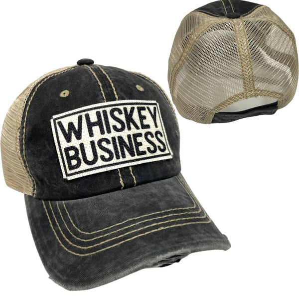 WHISKEY BUSINESS UNISEX HAT