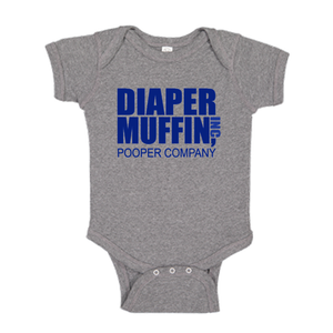 THE OFFICE DIAPER MUFFIN ONESIE