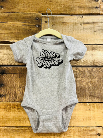 SHITS AND GIGGLES ONESIE